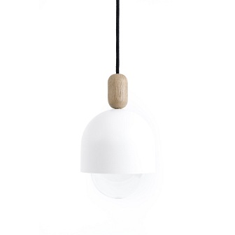 Lampa wisząca Loft Ovoi biała